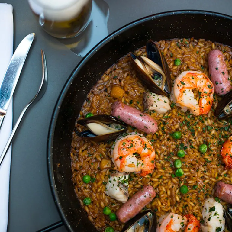 Paella du chef Carles Abellan du restaurant Tapas 24