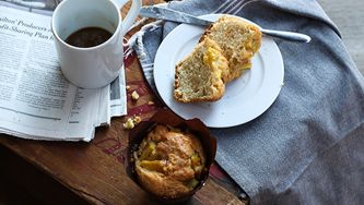 Muffins parfumés à l’ananas et à la lime