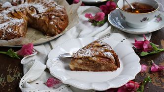 Gâteau aux pommes et amandes