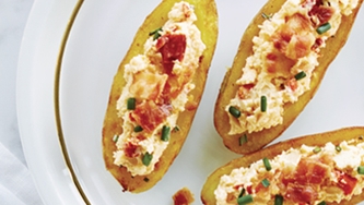 Pommes de terre farcies au fromage