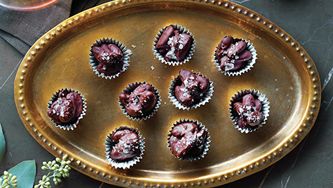Bouchées de chocolat et d’amandes au sel de mer
