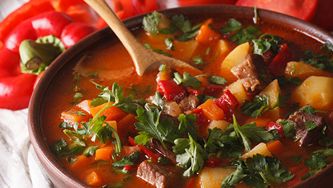 Ragoût de tomates et épinards