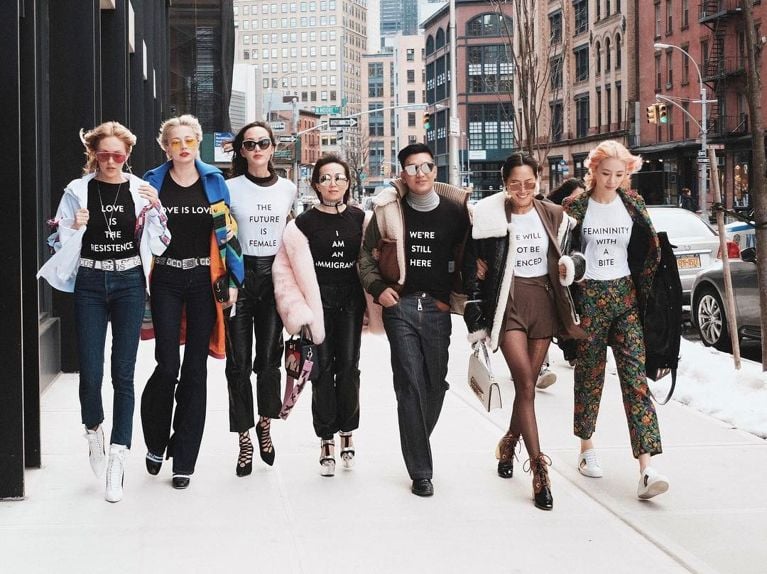 La mode solidaire contre Trump