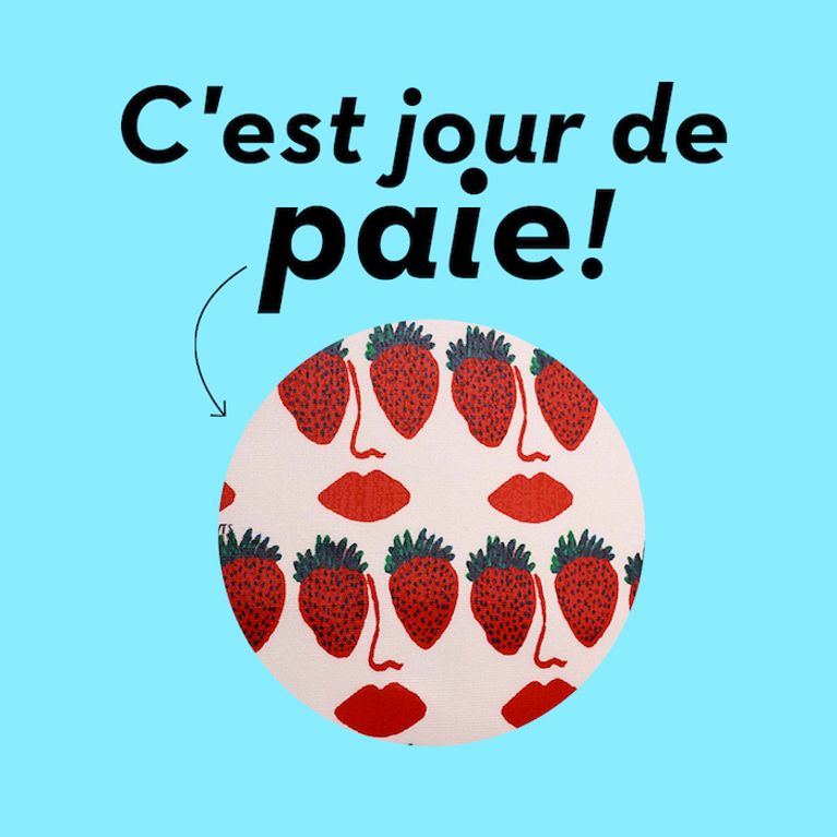 Shopping: c'est jour de paie!