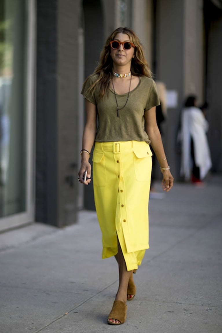 Tendance mode: le printemps sera jaune (et peut-être chaud!)