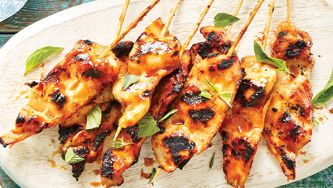 Brochettes de poulet à l’asiatique