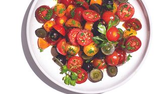 Salade d'été tomates et raisins