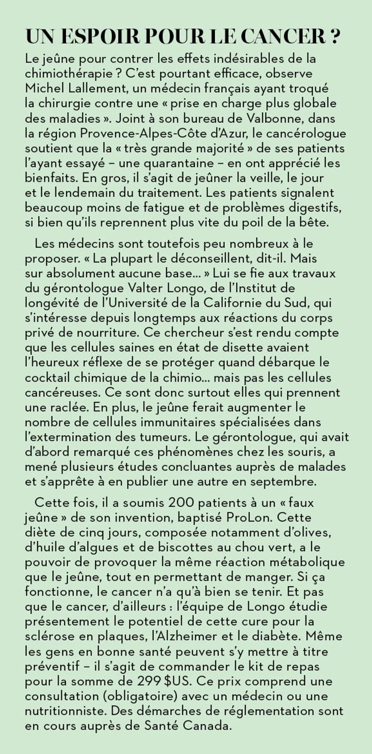 Jeûner pour guérir