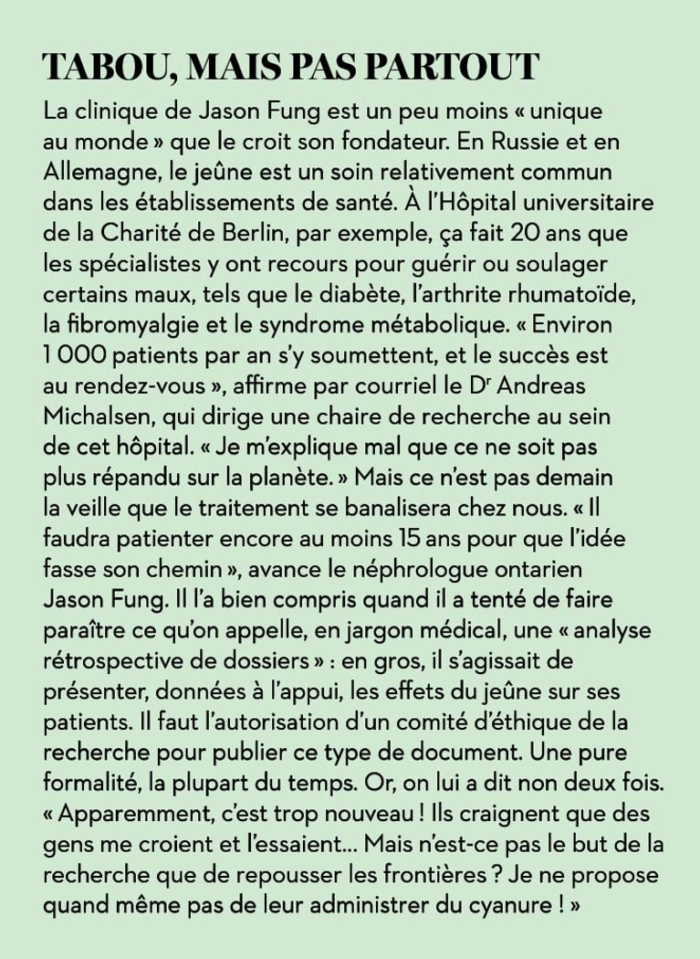 Jeûner pour guérir