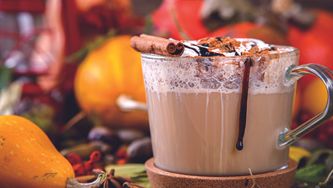 Chocolat chaud automnal