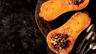 Courge farcie au bœuf