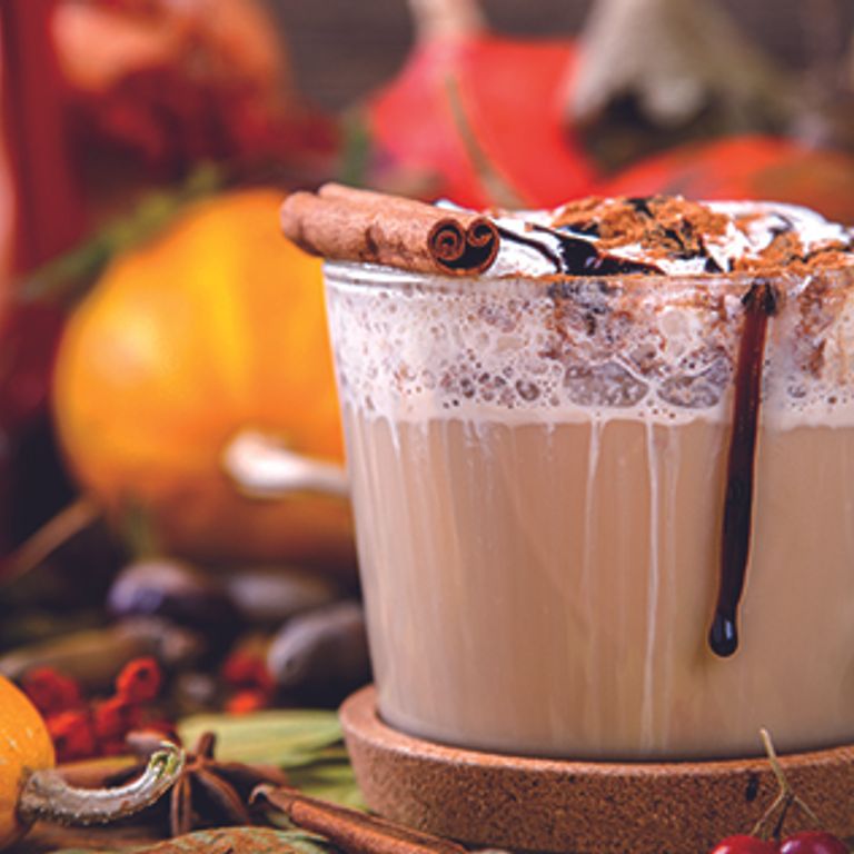 Chocolat chaud automnal