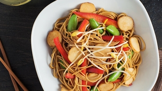 Chow mein aux pâtes