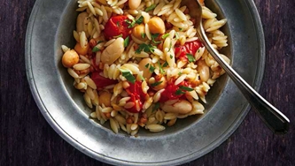 One-pot-pasta: Orzo crapiata