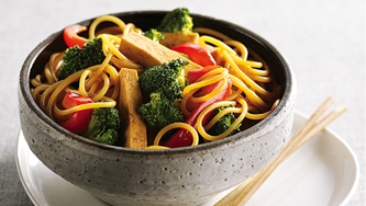 Nouilles teriyaki au tofu