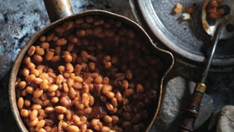 Fèves au lard et au sirop d'érable
