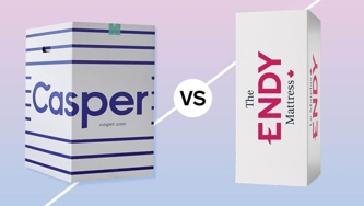 Lequel est le meilleur matelas: Casper ou Endy?