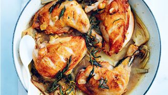 Poulet rôti à l’estragon et au citron, de Donna Hay