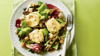 Salade de chèvre chaud et pomme