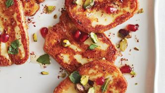 Bouchées de halloumi à la menthe et au sumac