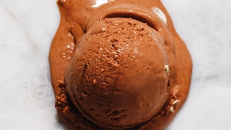 Crème glacée au chocolat