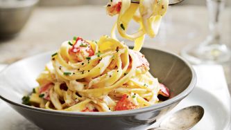 Fettuccines au homard