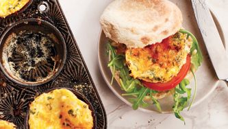 Miniquiches au fromage sans croûte