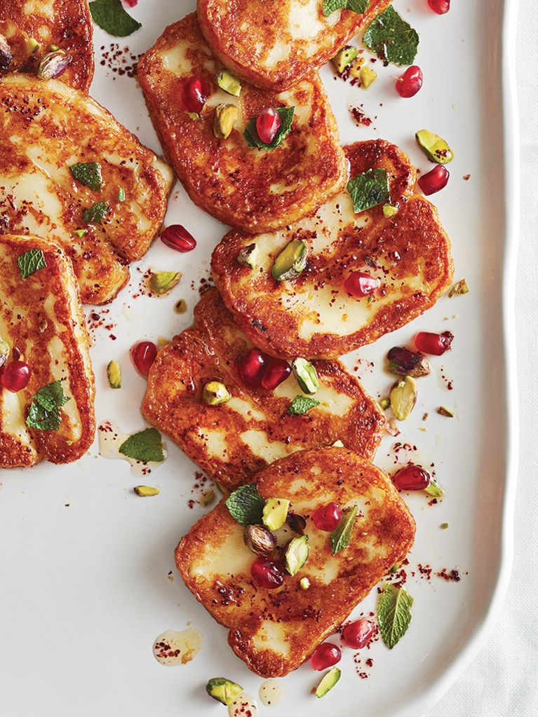 Bouchées de halloumi à la menthe et au sumac