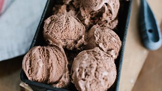 Nice cream à la menthe et au chocolat