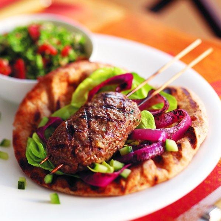 Brochettes de boeuf à la turque (koftas)