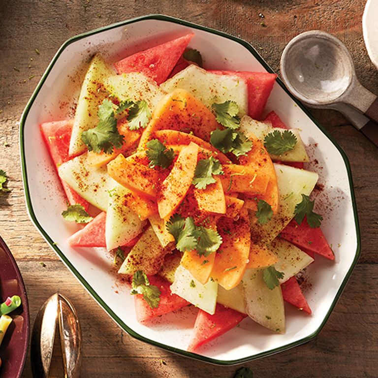 Salade de melon piquante