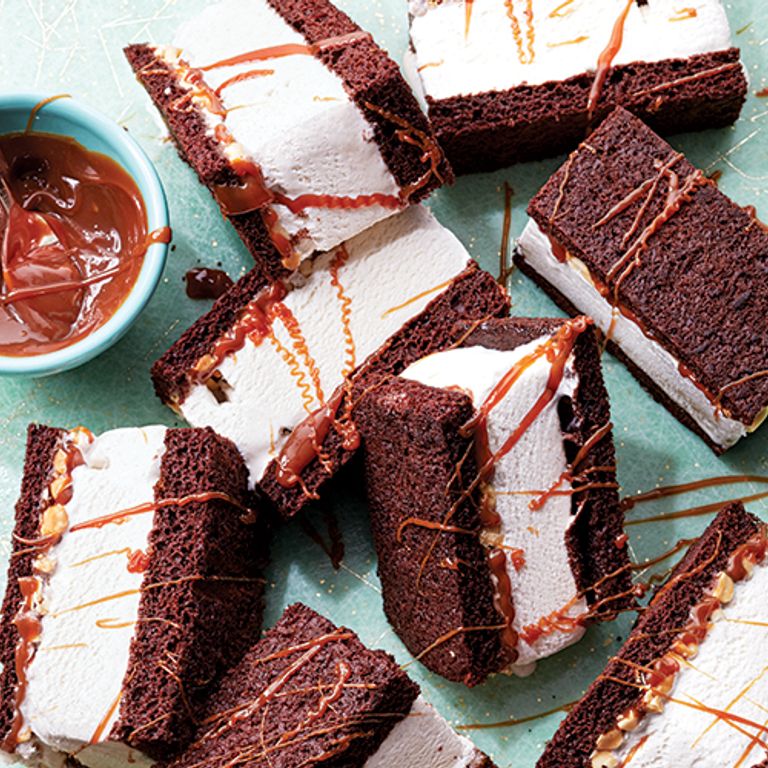 Barres glacées au dulce de leche