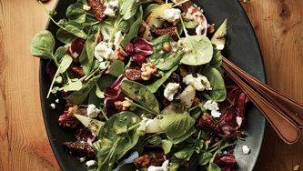 Salade de poires et de cresson