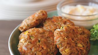 Croquettes de saumon anti-gaspillage
