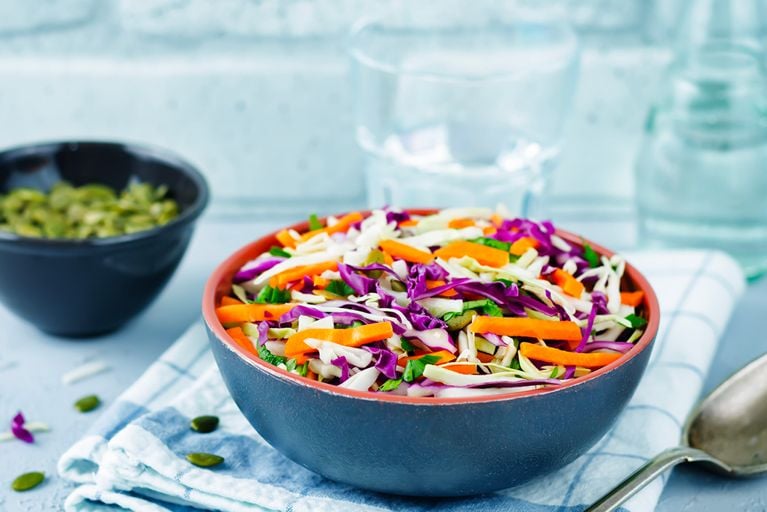 Salade de chou miel et lime