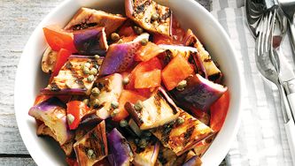 Salade d’aubergines grillées