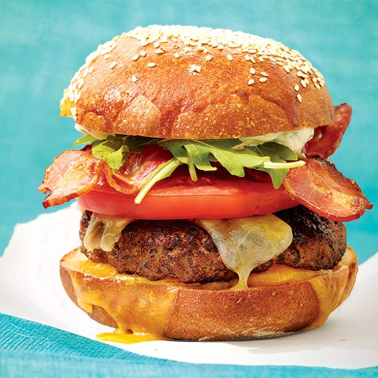 Burgers aux deux fromages