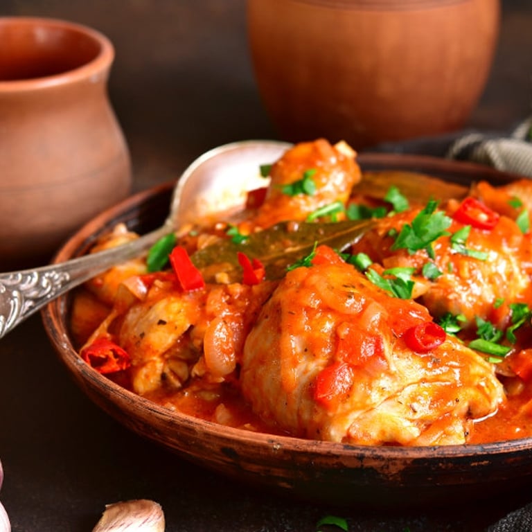 Poulet à la sauce antipasto