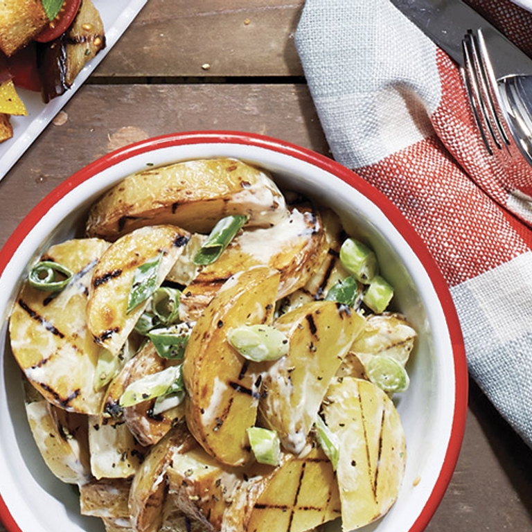 Salade de pommes de terre grillées