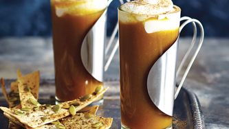 Boisson chaude à la citrouille