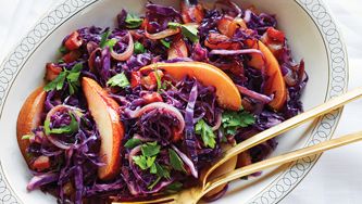 Braisé de chou rouge et de poires