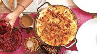 Gratin dauphinois  avec pelures de pomme  de terre croustillantes