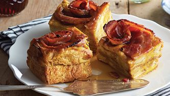 Pain perdu au bacon et à l’érable à la mijoteuse