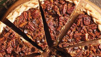 Tarte au chocolat et aux pacanes
