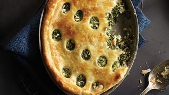 Tarte aux épinards et au feta