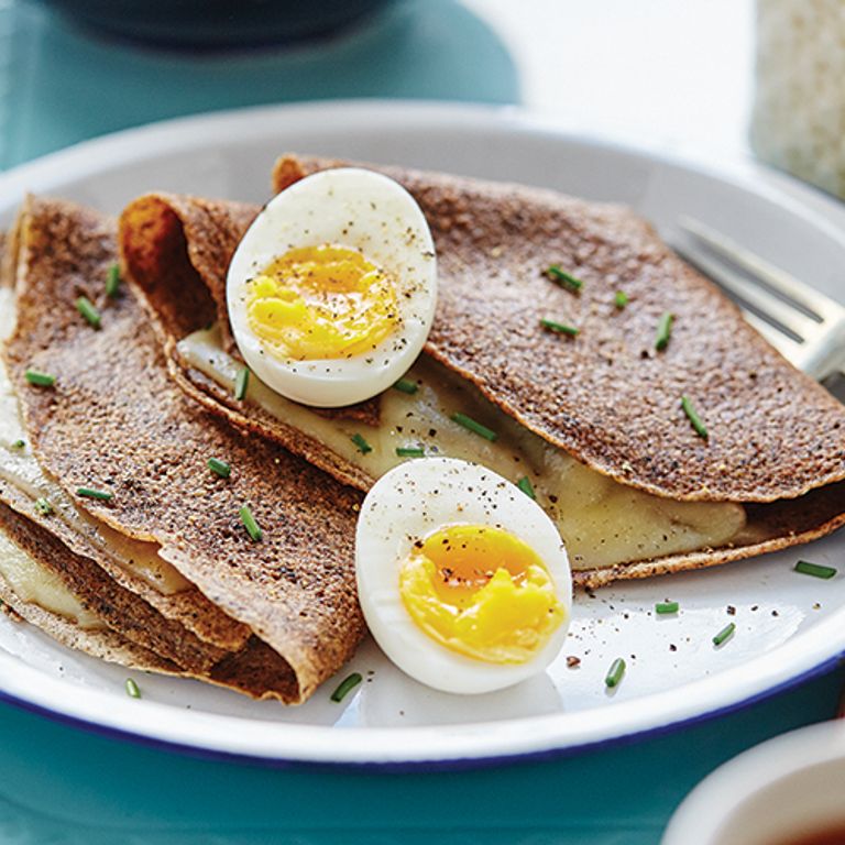 Crêpes de sarrasin au gruyère