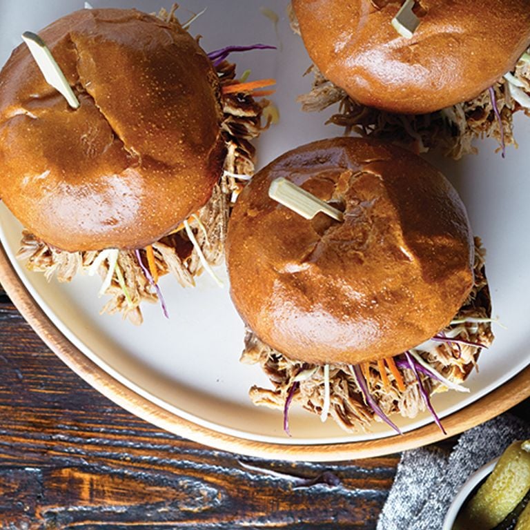 Porc effiloché au rhum à la mijoteuse