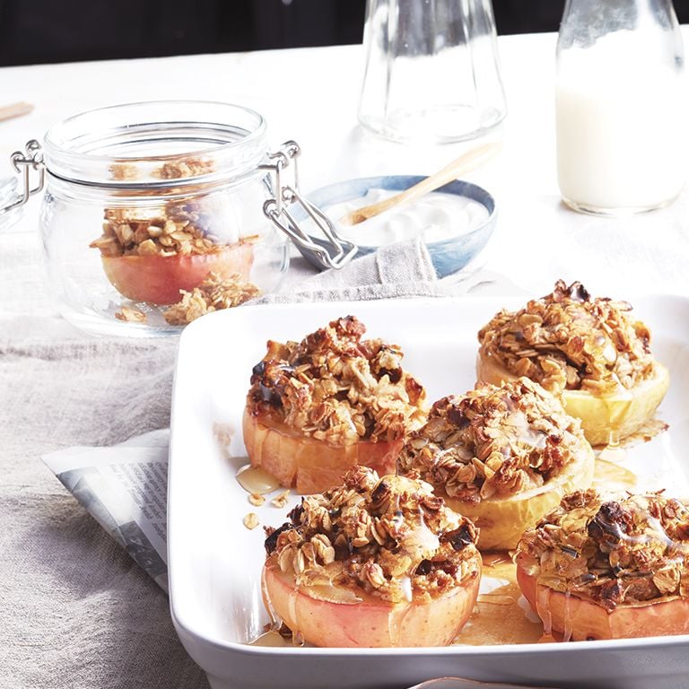 Pommes farcies aux flocons d’avoine