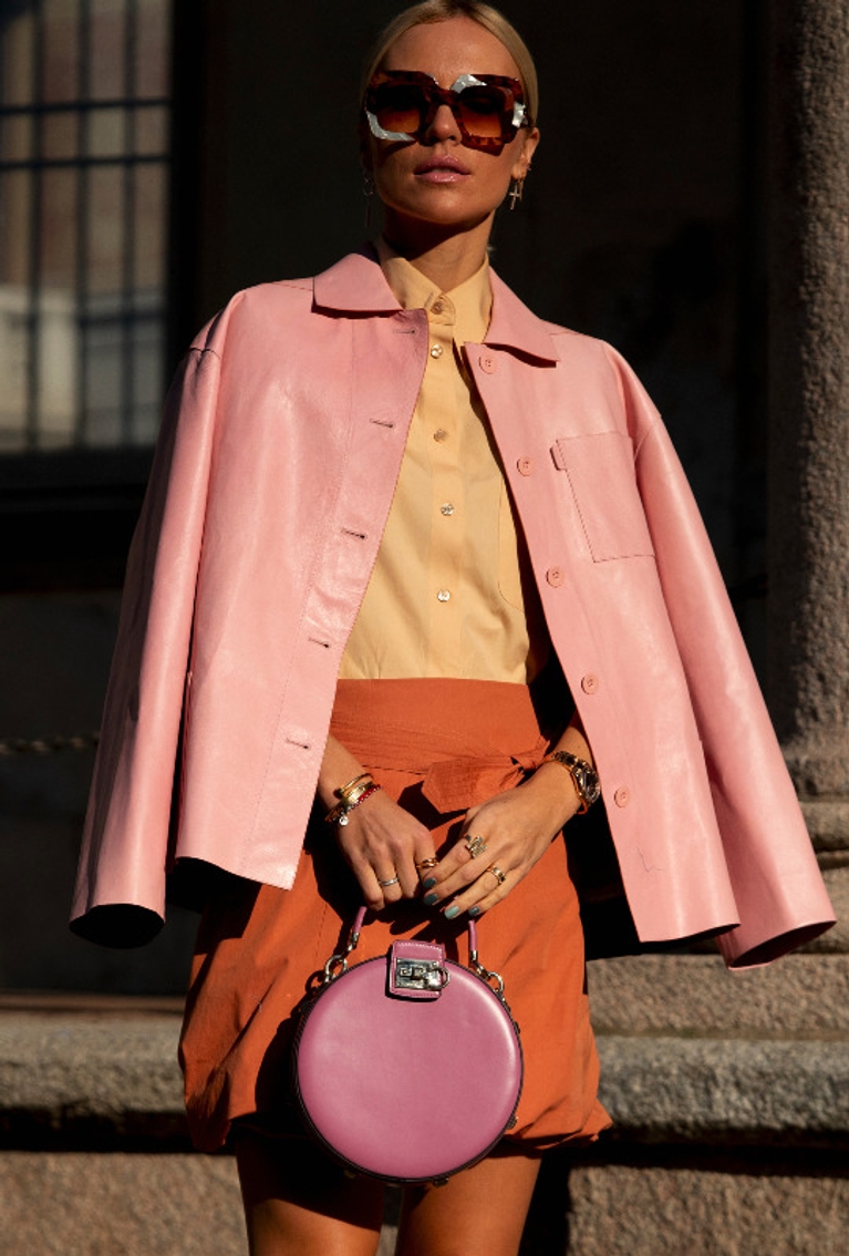 Les plus beaux combos de couleurs vus à Milan