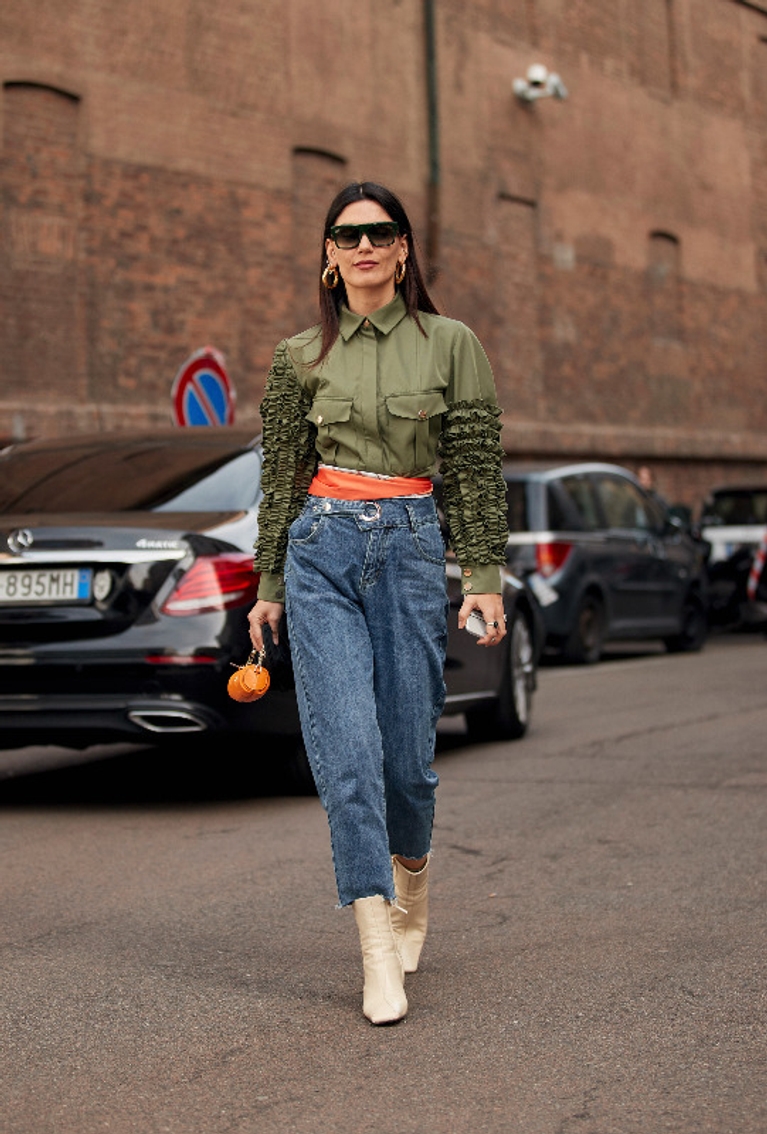 Les plus beaux combos de couleurs vus à Milan